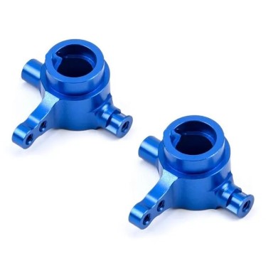 Traxxas Slash billet aluminium upgraded steering knuckles pair